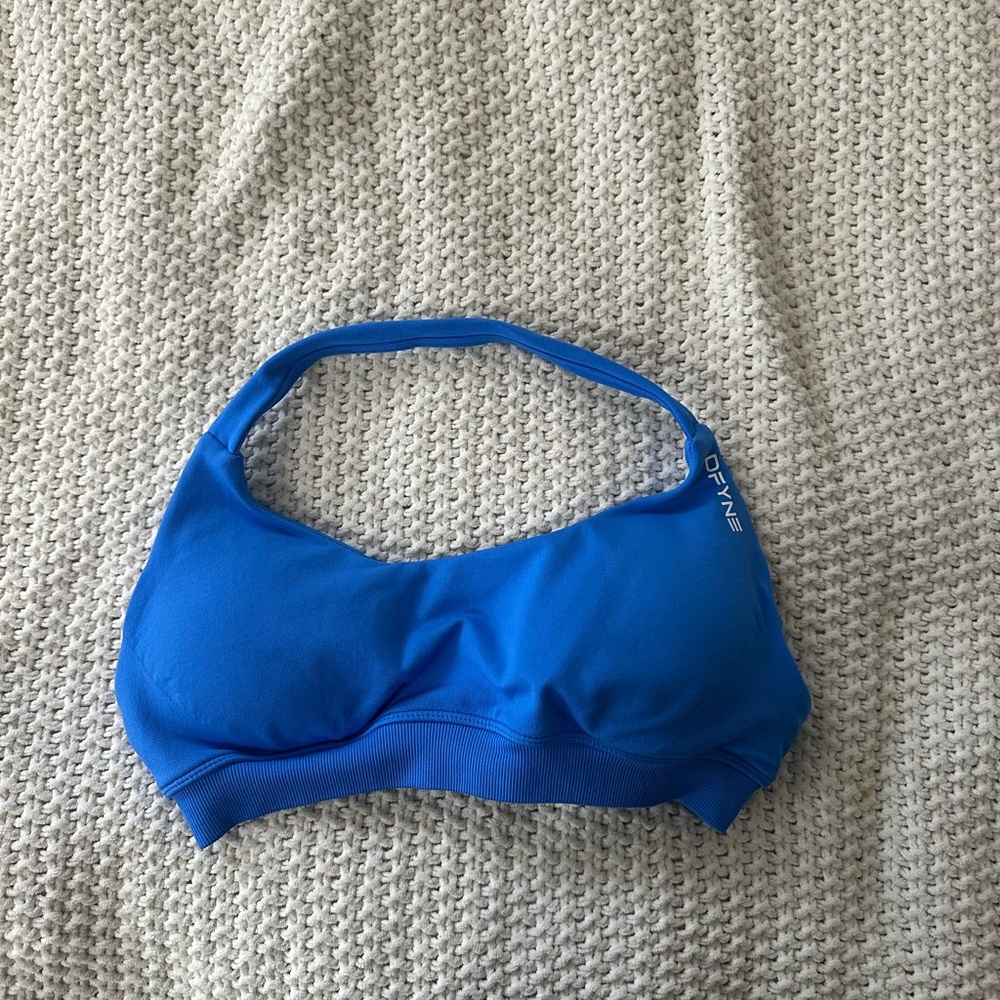 Dfyne Electric Blue Sports Bra